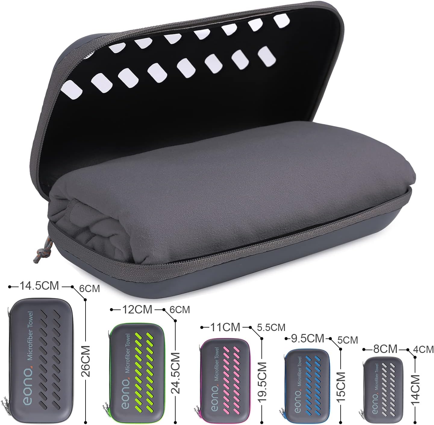 Detalle de Eono Microfibre Towel Compact quick-drying towel