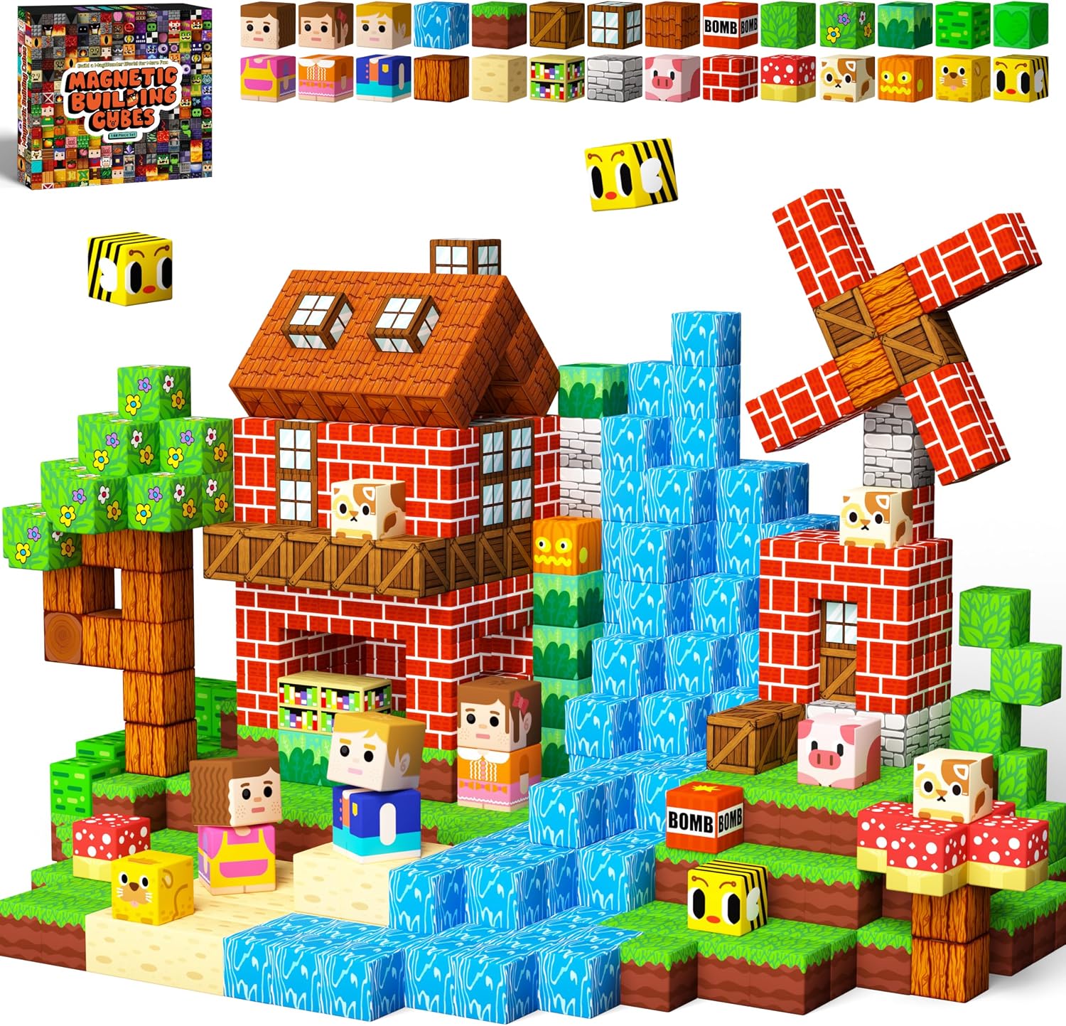 Thumbnail 6 de KIDCHEER Bloques magnéticos 100 piezas