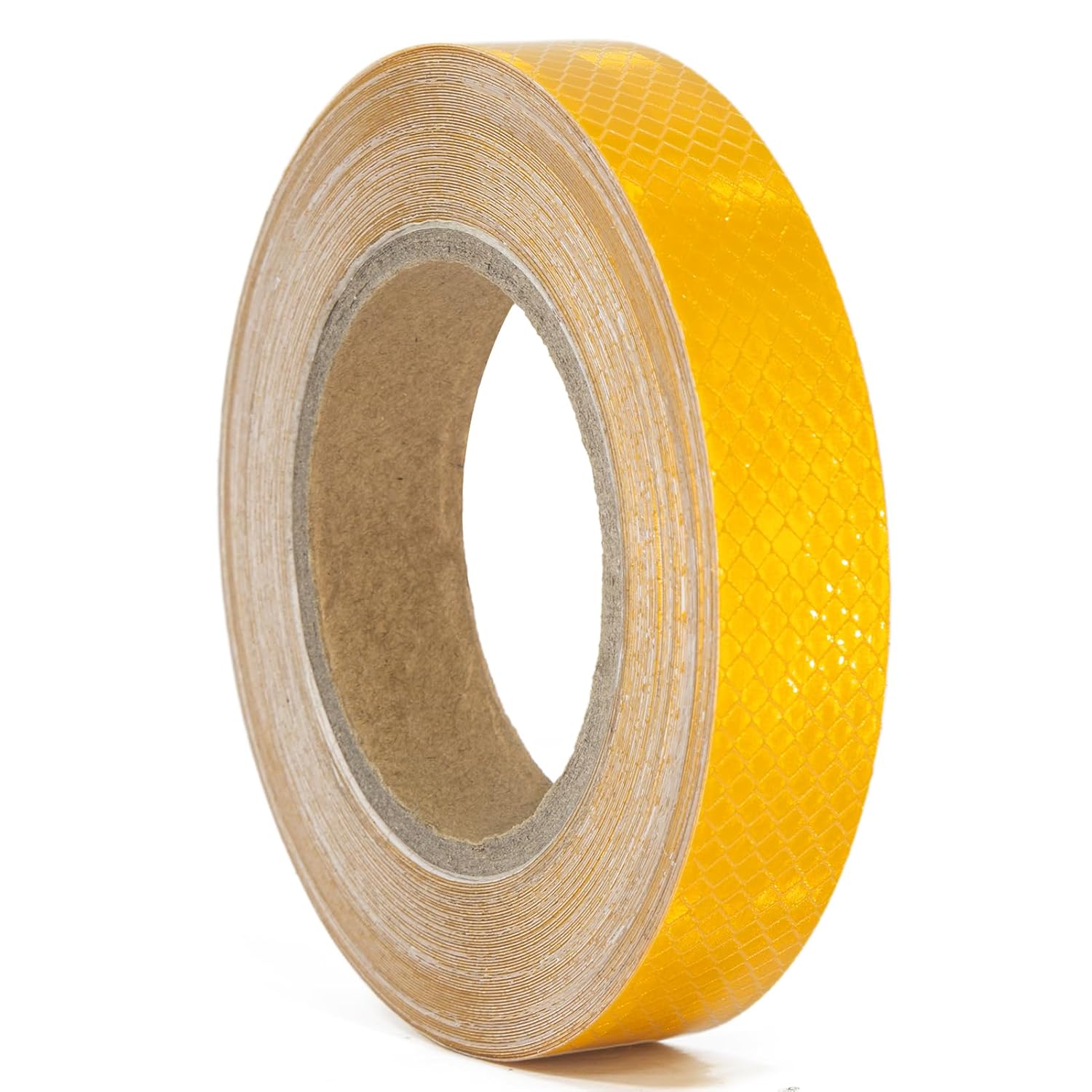 Nastro Catarifrangente Adesivo Giallo XFXIA 2,5 cm x 20 m – Riflettente, Impermeabile