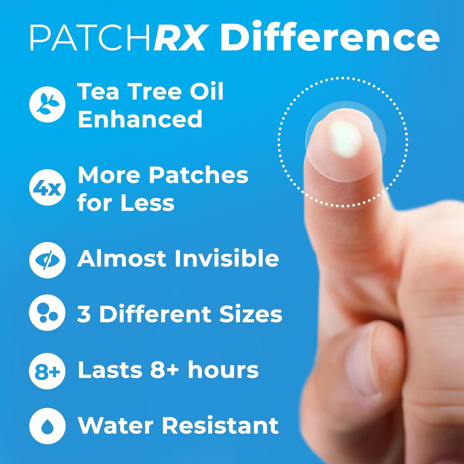 Thumbnail 2 de PatchRx Pimple Patches 240 Hydrocolloid Acne Patches 🩹