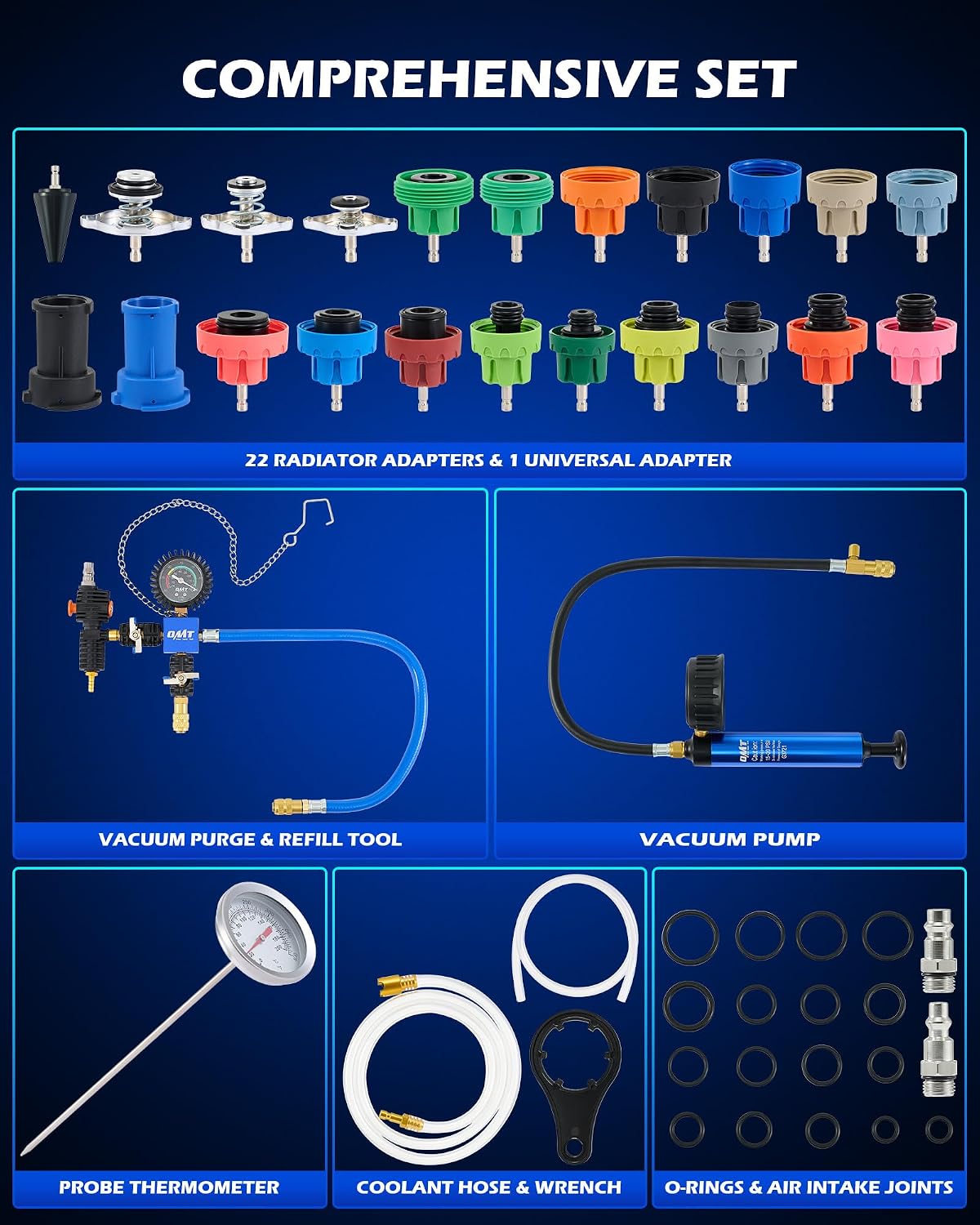 Thumbnail 2 de Orion Motor Tech Coolant Tester Kit 33pc