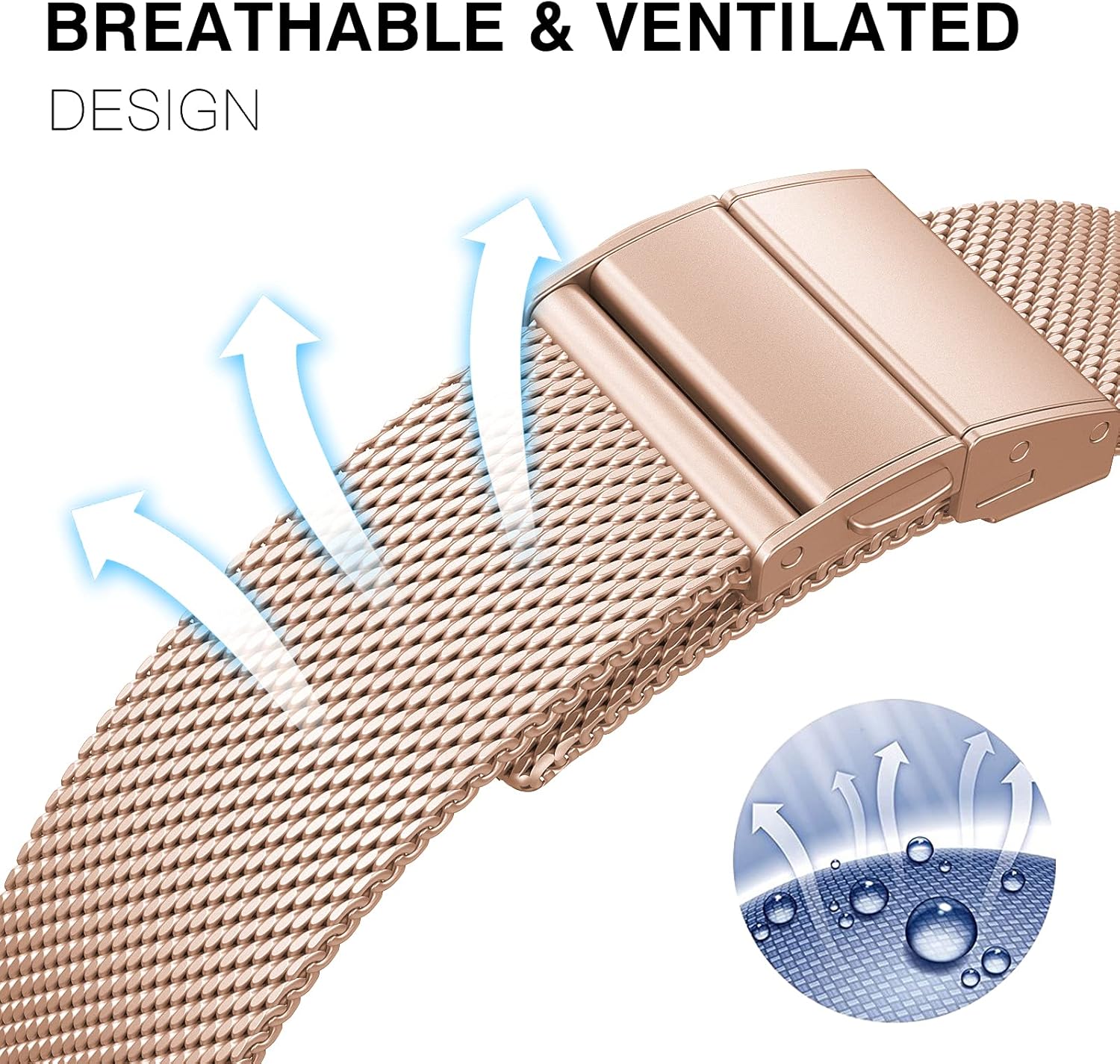 Detalle 2 de EDIMENS Metal Strap for Apple Watch 38/40/41mm