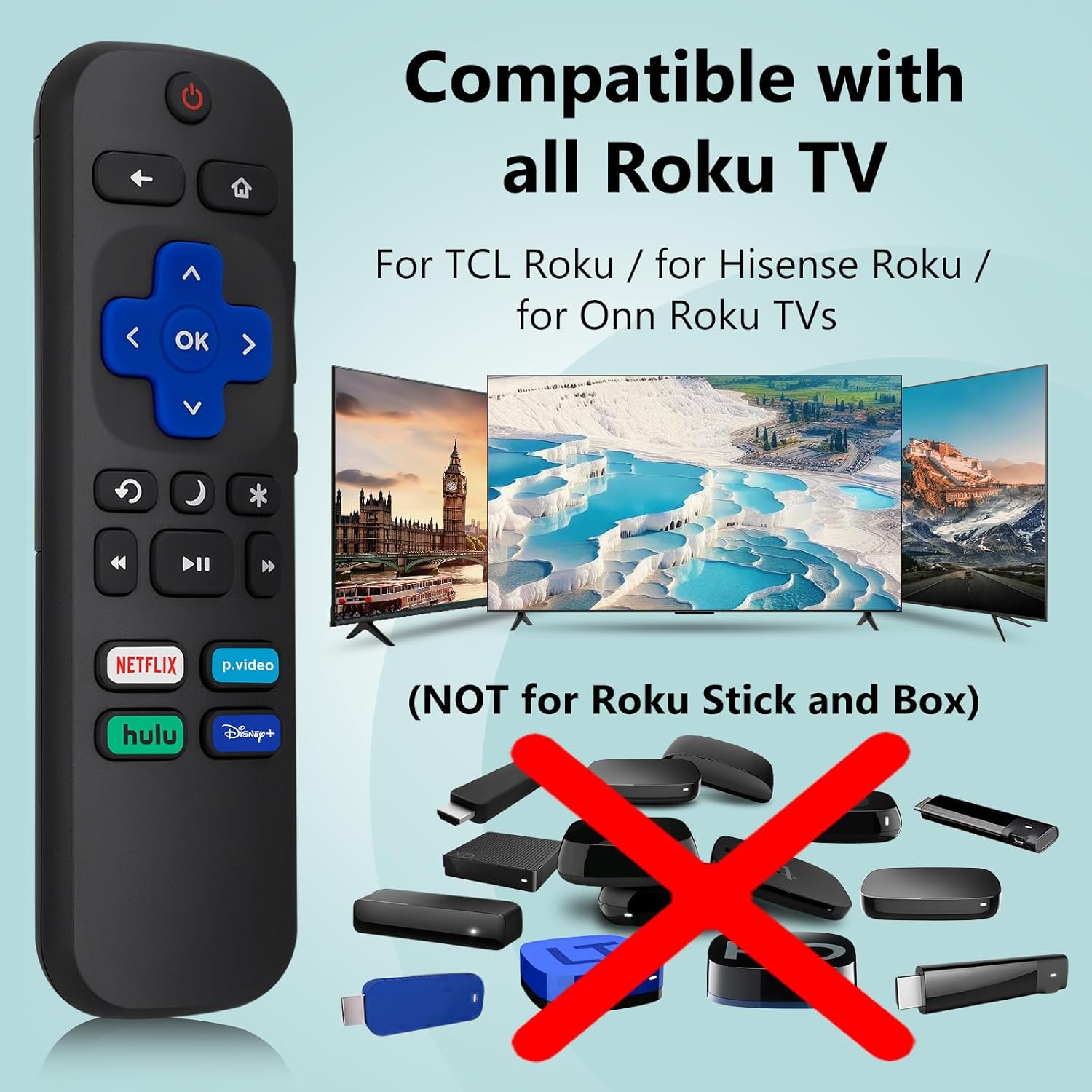 Detalle 2 de Replacement Remote Control 2-Pack