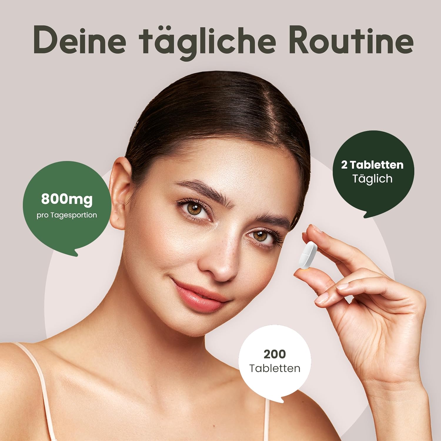 Detalle de Calcium Tabletten 800 mg, 200 Stück