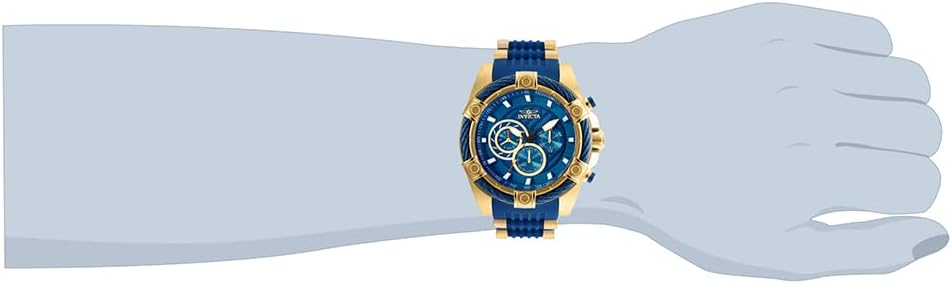 Thumbnail 3 de Invicta Bolt Homme 52mm – Montre quartz en acier inoxydable, cadran bleu