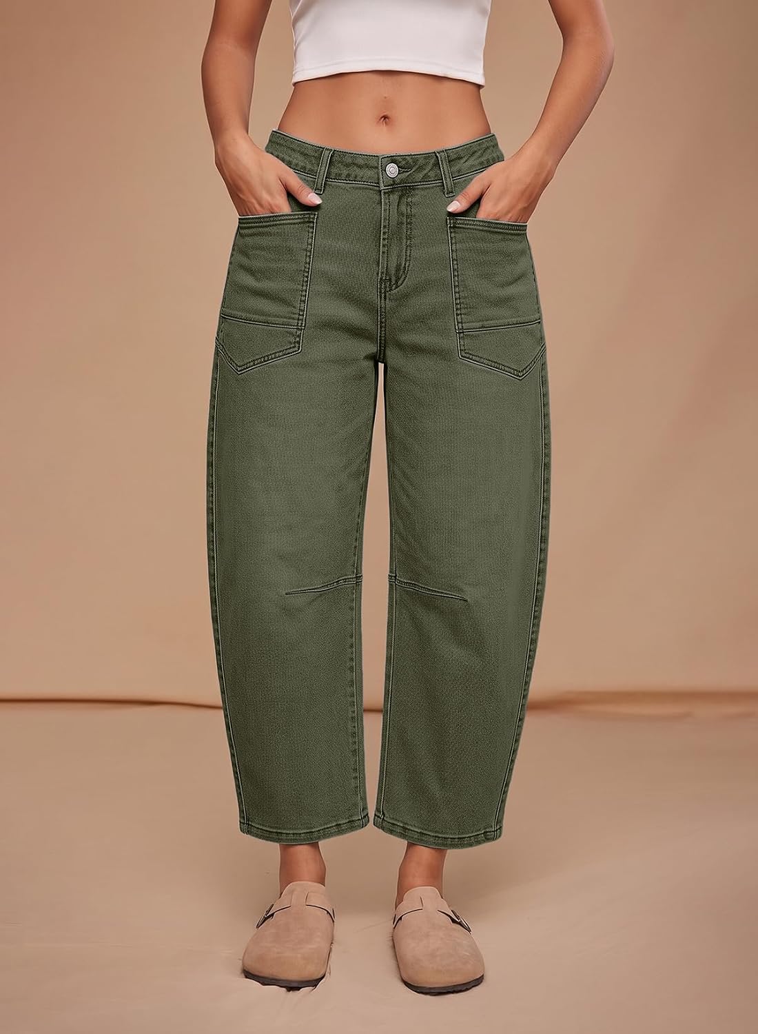Detalle 2 de Dokotoo Barrel Jeans in Stretch Denim