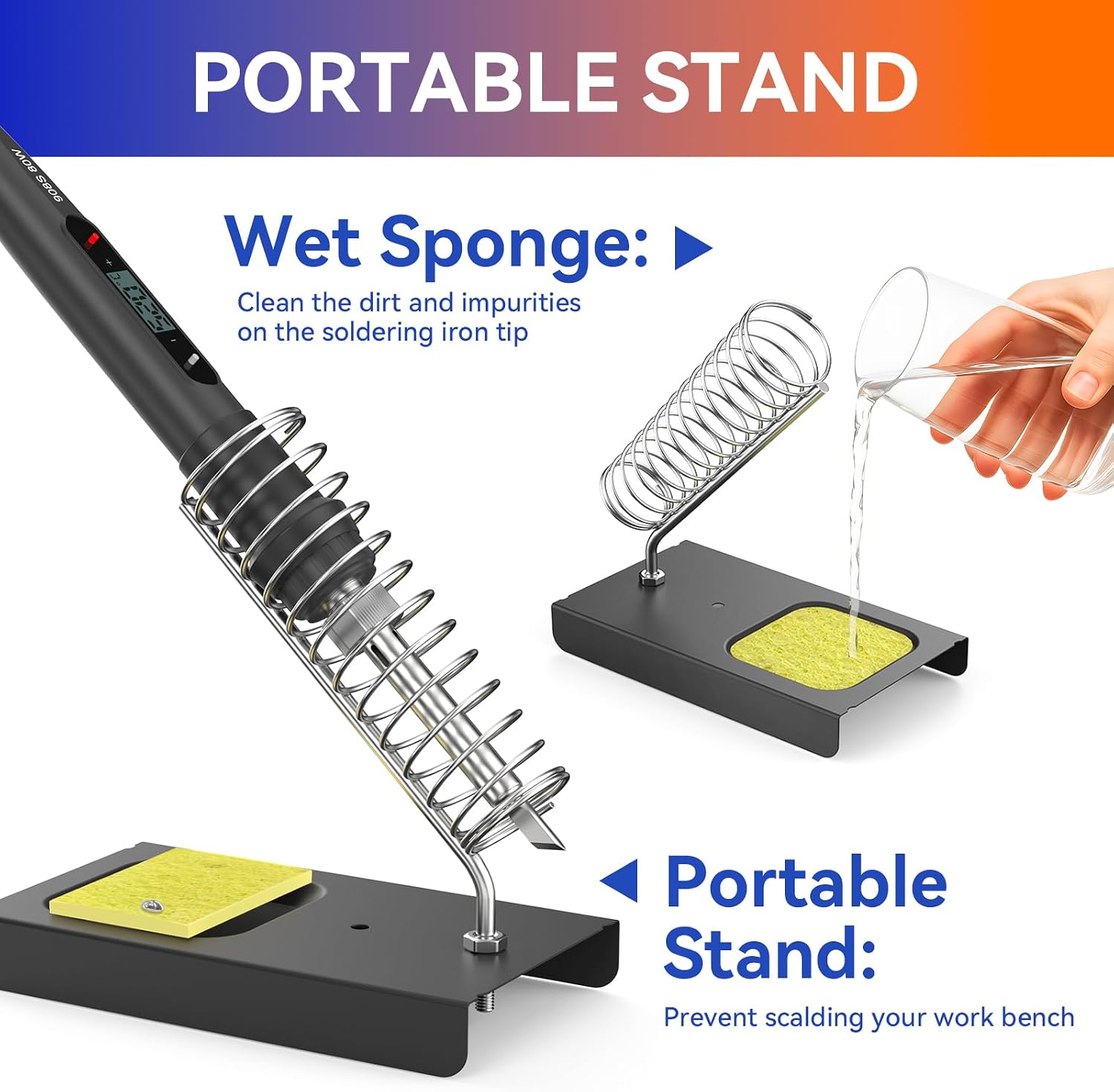 Thumbnail 3 de 80W 15‑in‑1 Soldering Iron Kit 180–520°C