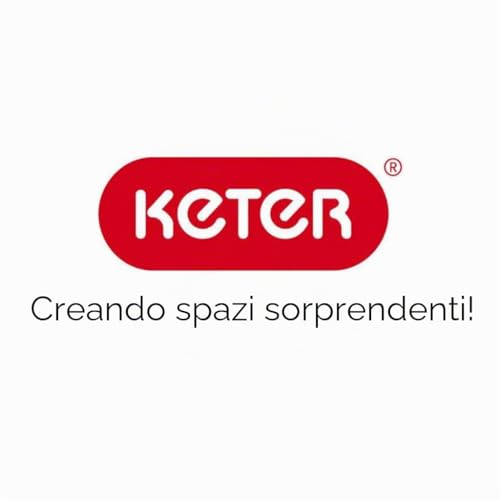 Detalle de Keter Armadio Jolly Basso: 1 Ripiano Regolabile, Grigio/Nero, 68x39x85H cm