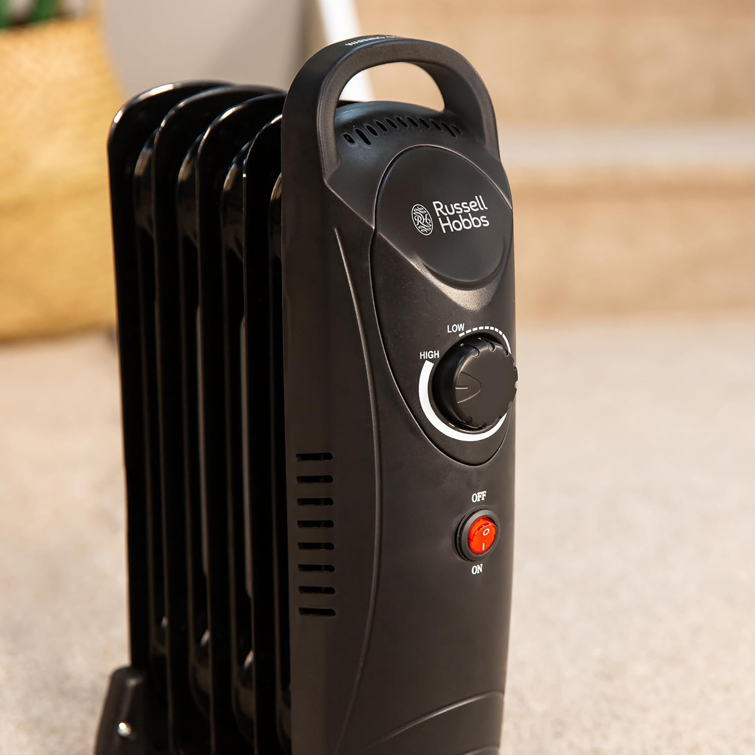 Detalle 2 de Russell Hobbs RHOFR3001 650W oil-filled radiator for 10 m²