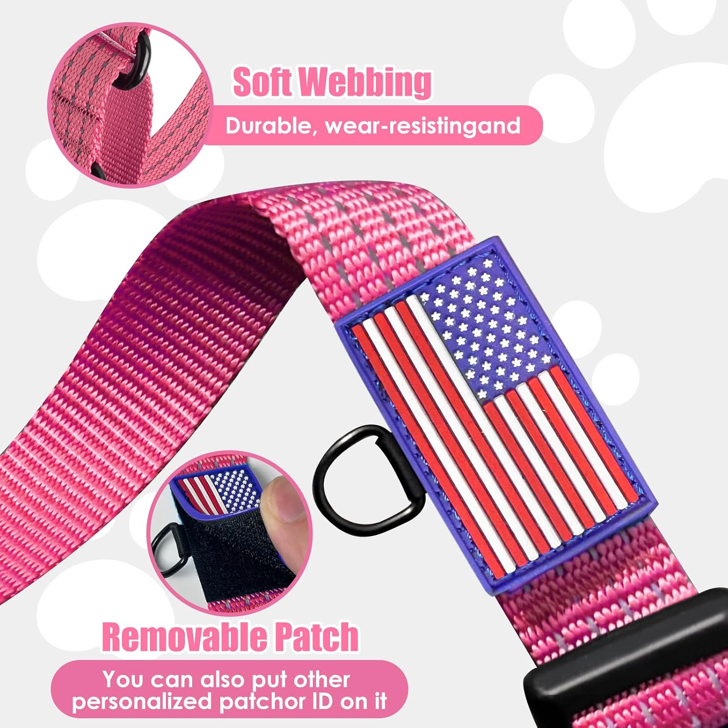 Detalle de JOOCPUP Martingale Dog Collar, L