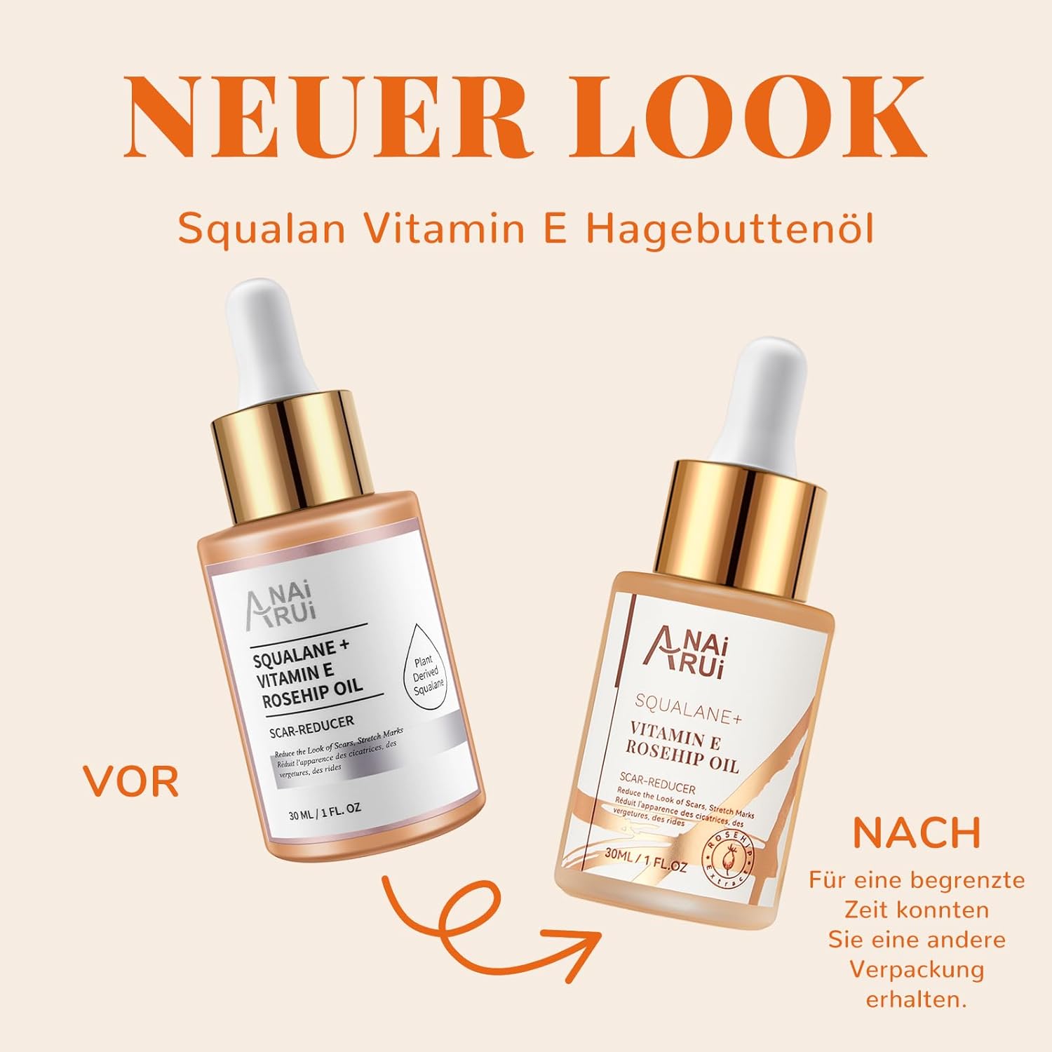 Detalle 2 de Hagebuttenöl Bio 30 ml für Gesicht