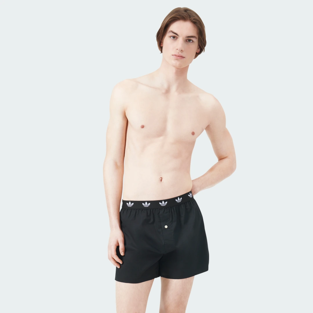 Detalle de Bóxer de algodón técnico cómodo Icon Waistband (2 pares) – Adidas
