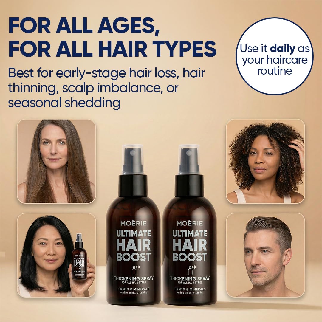 Thumbnail 6 de Moerie Hair Growth Serum Spray for Men and Women: Biotin & Rosemary Formula for Thicker, Healthier Hair