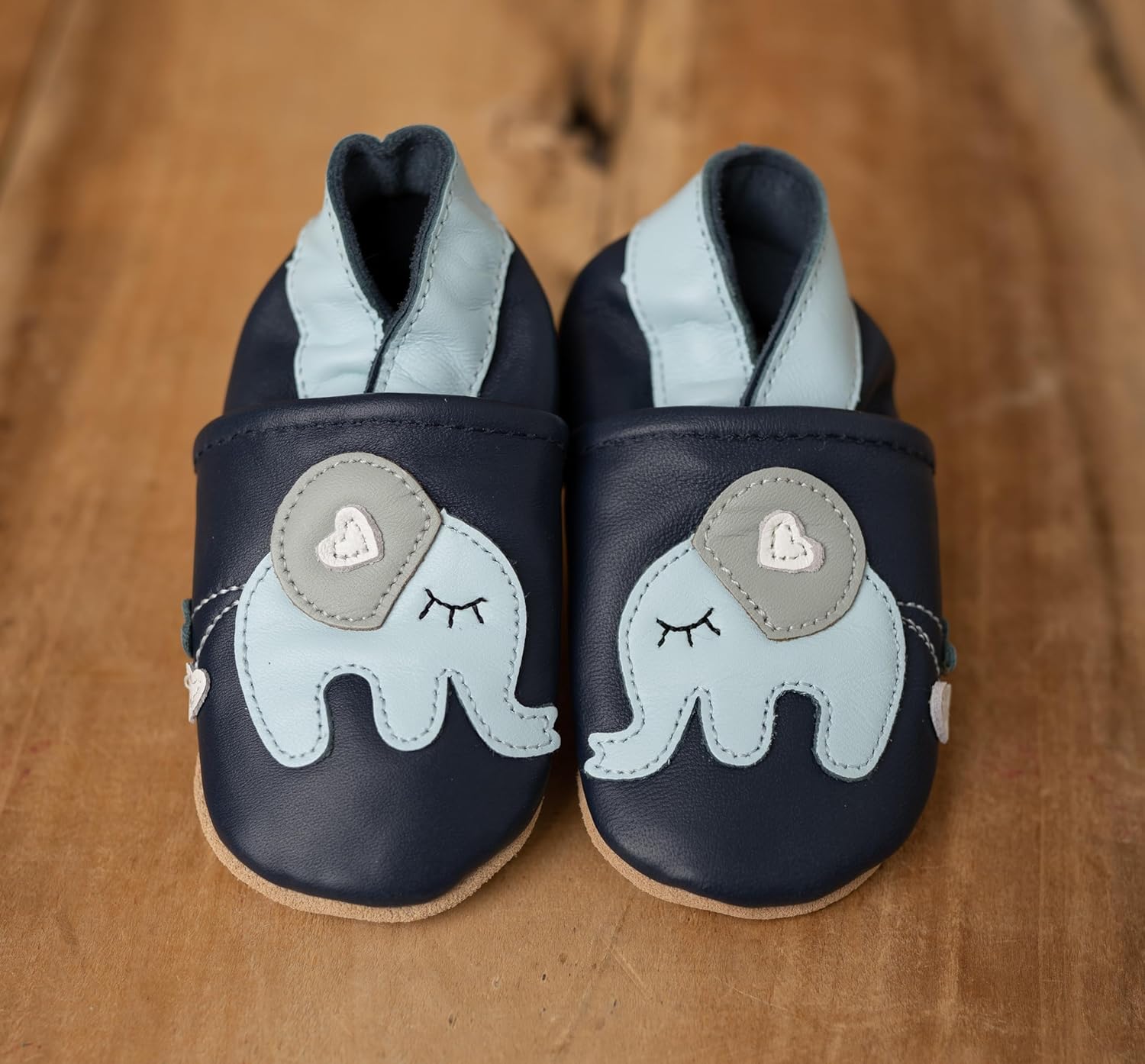 Thumbnail 1 de ENGEL + PIRATEN Krabbelschuhe MARKENQUALITÄT mit rutschhemmender Lederlaufsohle – für Lauflernstufen bis ins Hausschuhalter