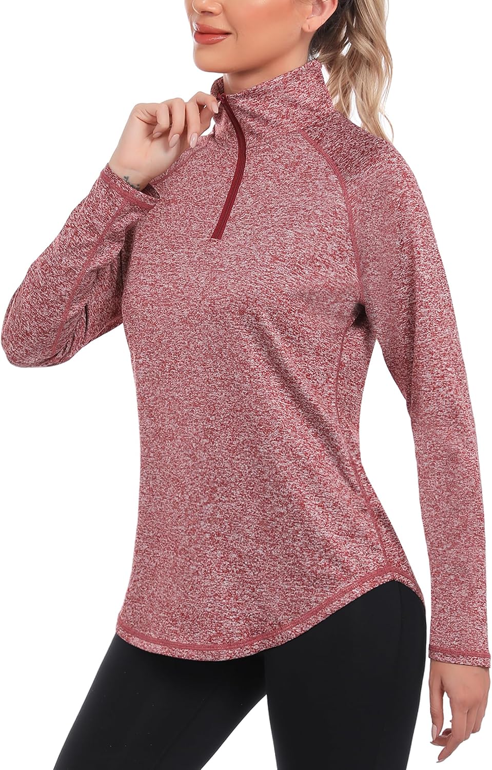Thumbnail 6 de iClosam Long Sleeve Zip Polo