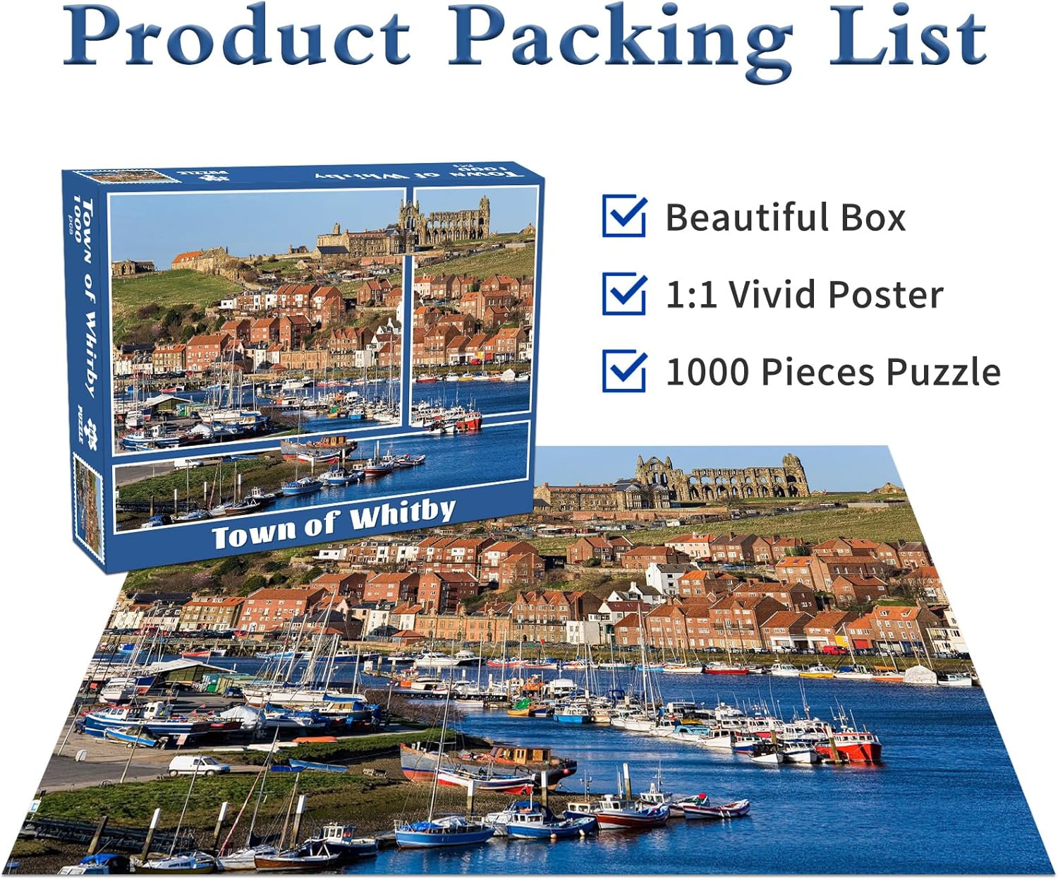 Thumbnail 5 de Whitby Jigsaw Puzzles 1000 Piece Whitby Abbey