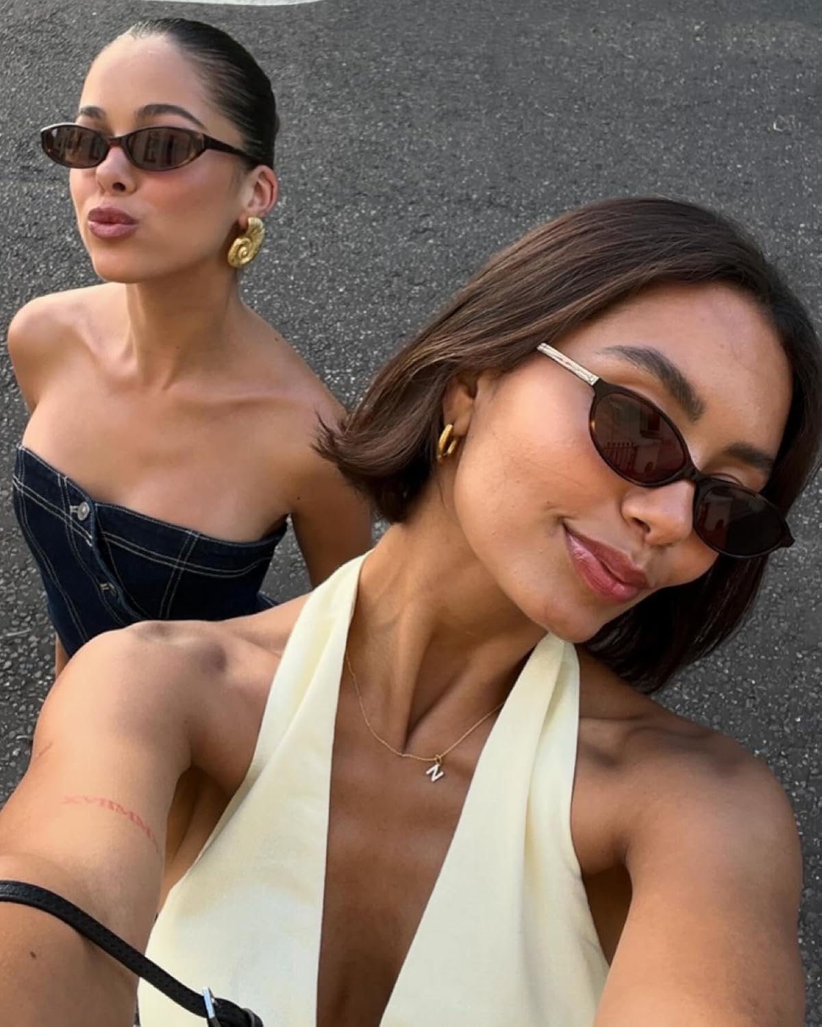 Thumbnail 6 de GUVIVI Retro Oval Cat Eye Sunglasses 🕶