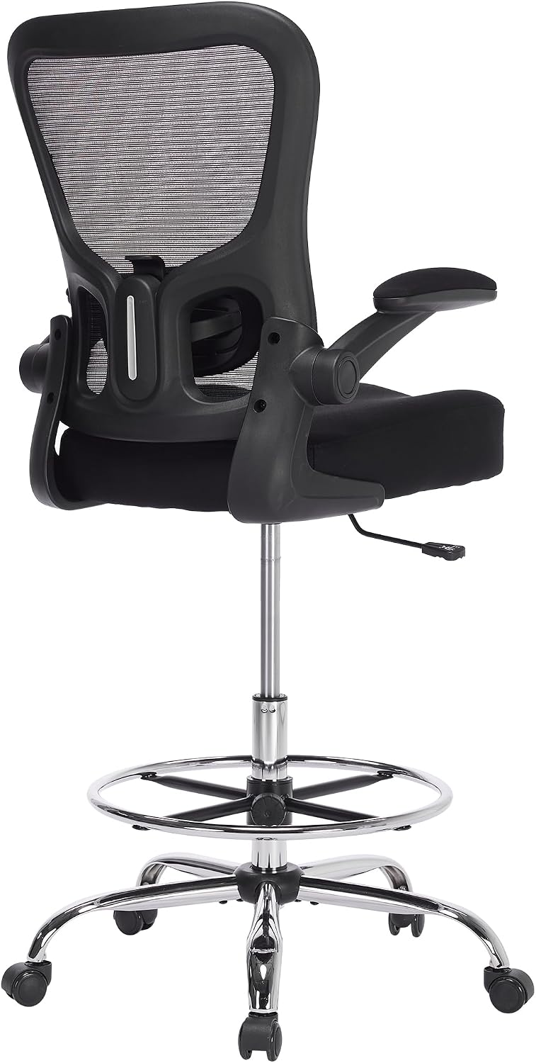 Detalle de KWKSV 7047-1 400LBS Drafting Chair with Adjustable Foot Ring