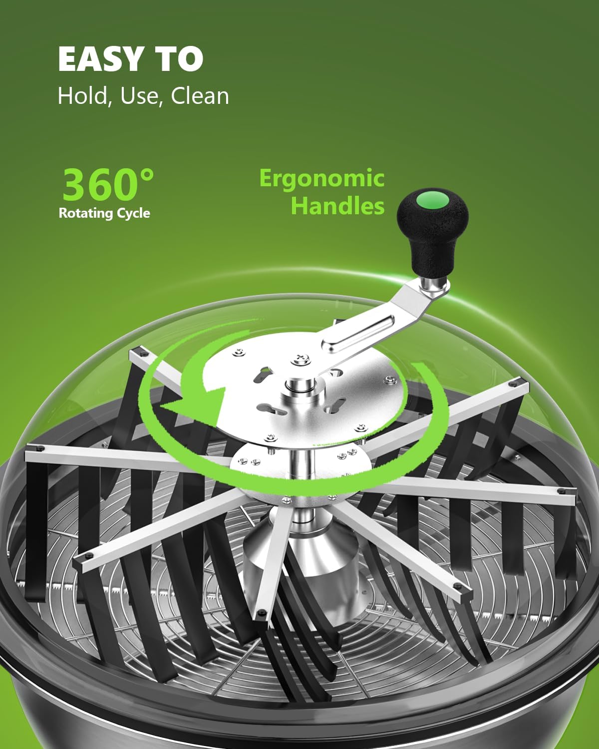 Detalle de STAYGROW BT19 19-Inch Manual Bud and Leaf Trimmer with Clear Dome