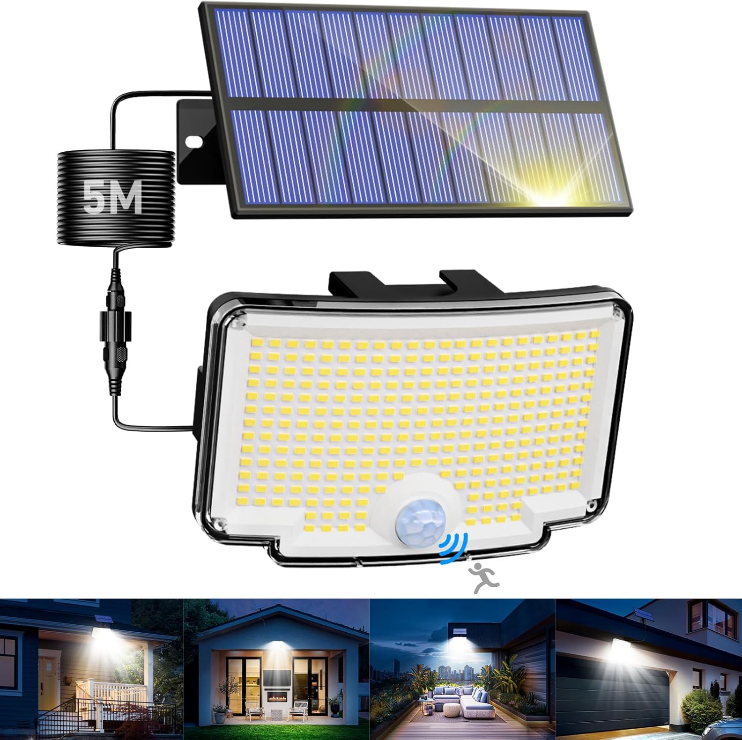 Detalle de nipify Außenleuchte mit Bewegungsmelder 318 LED
