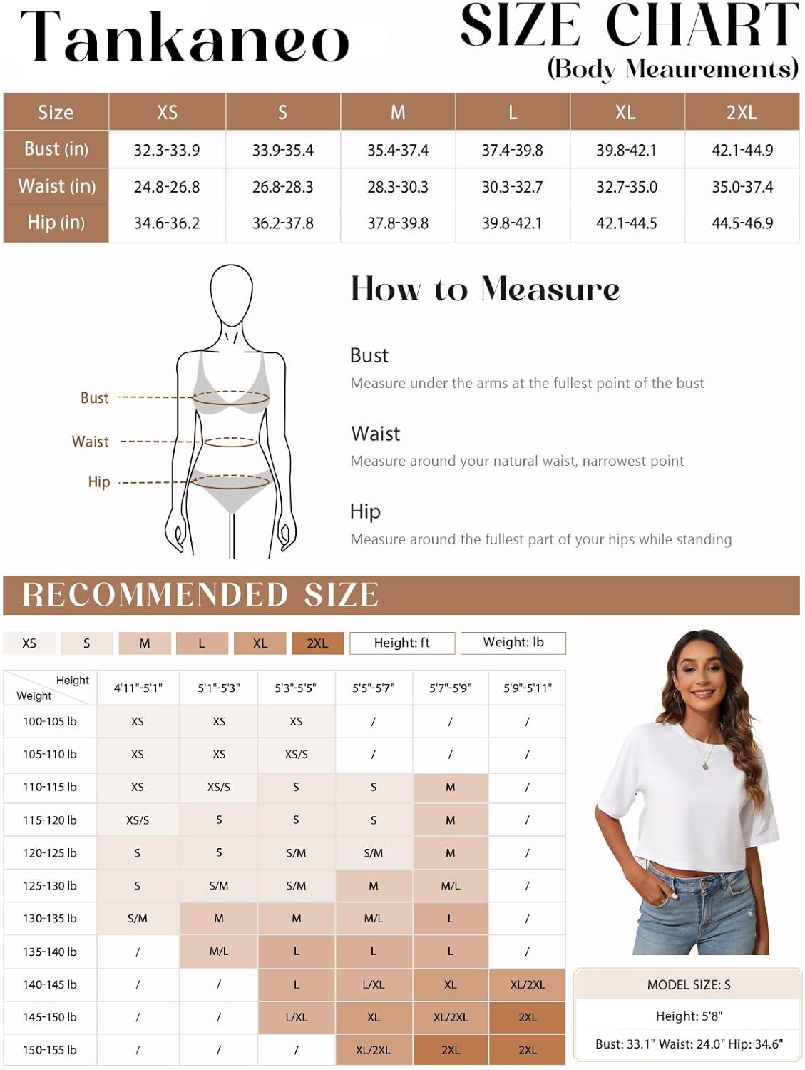 Thumbnail 3 de Tankaneo Women Half Sleeve Cropped T-Shirts (Drop Shoulder Round Neck)