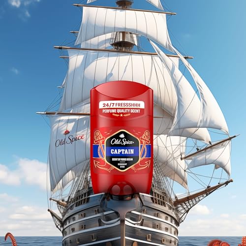 Thumbnail 12 de Old Spice Captain Desodorante en Barra + Gel y Champú 3 en 1 para Hombres, 2x50 ml + 2x400 ml