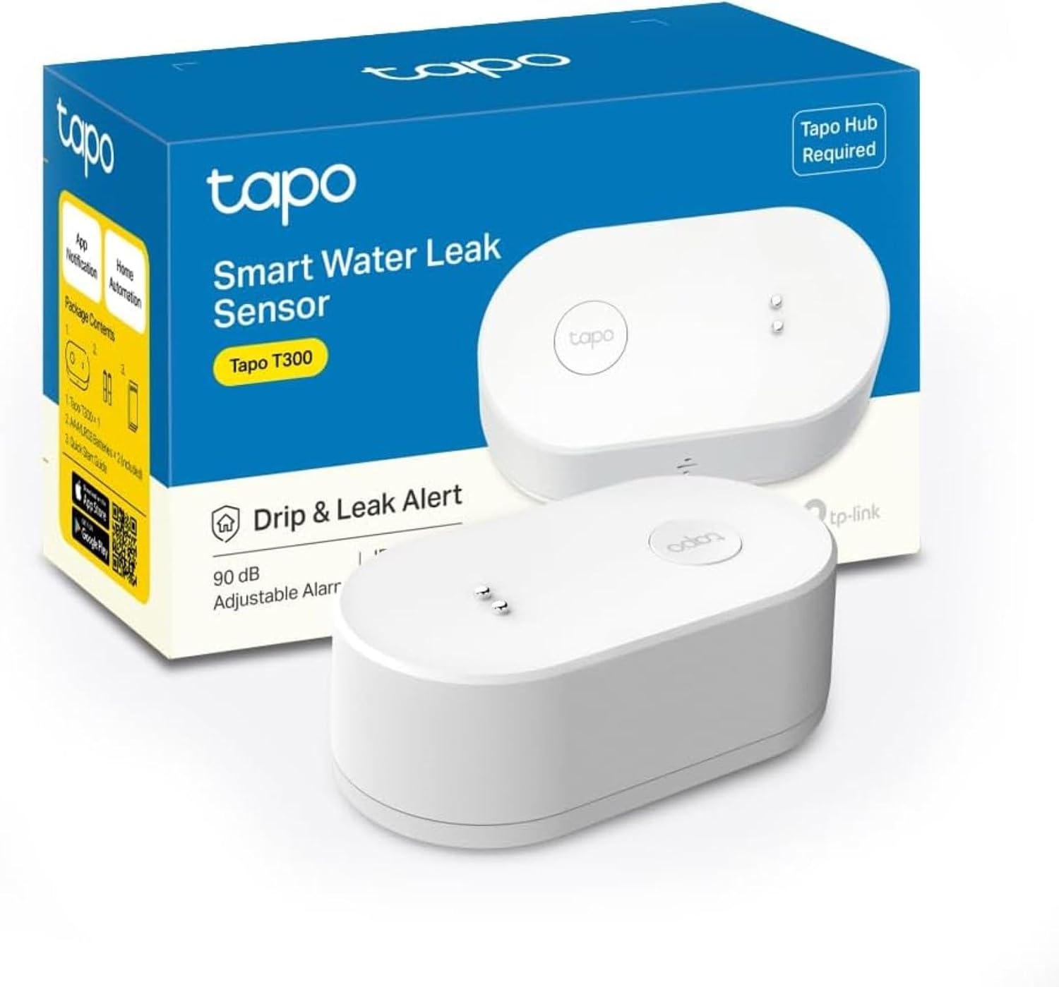 Detalle 2 de Tapo Thermomètre Intérieur Connecté WiFi (T310) – Hygromètre/Température précis avec alertes et rapports, nécessite Tapo Hub H100