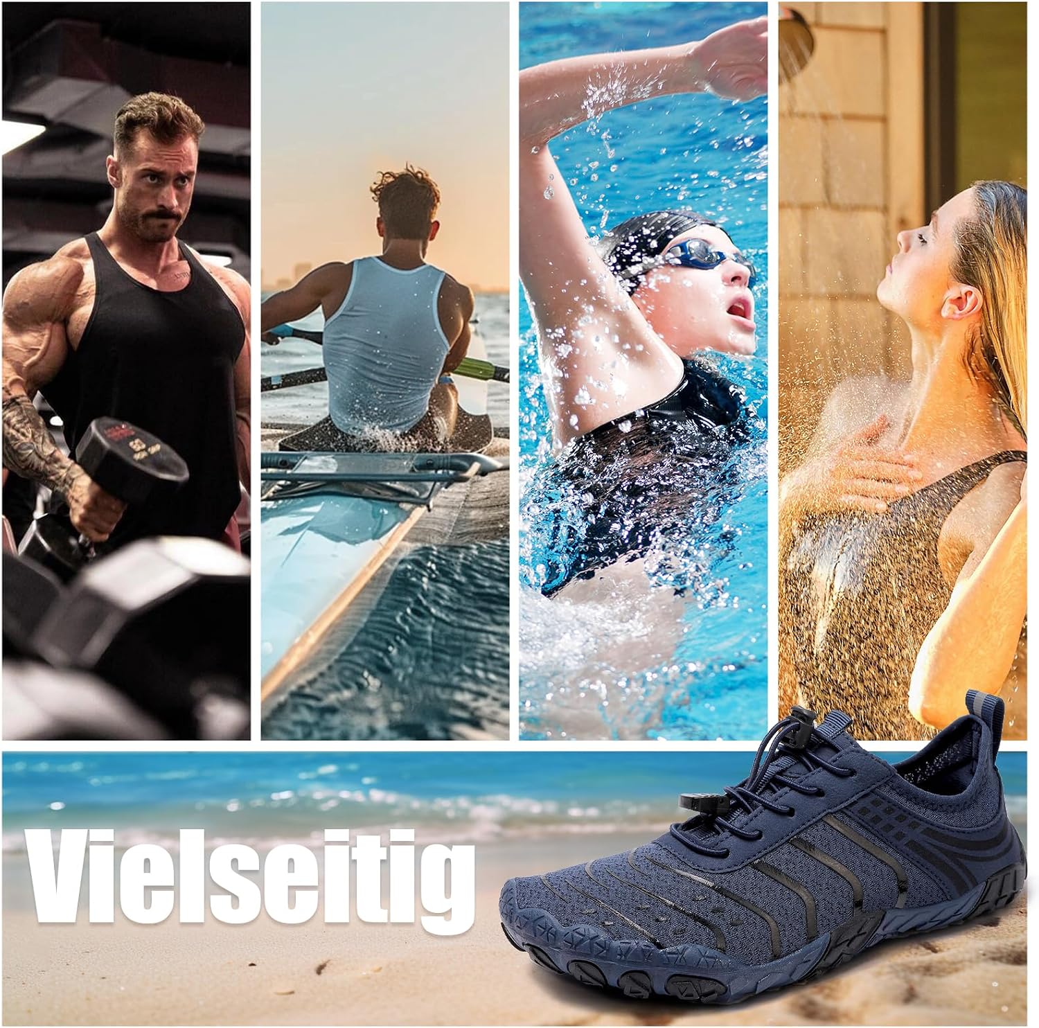 Thumbnail 6 de Barefoot Shoes Quick Dry Aqua Shoes: Lightweight Water Shoes for Summer Adventures