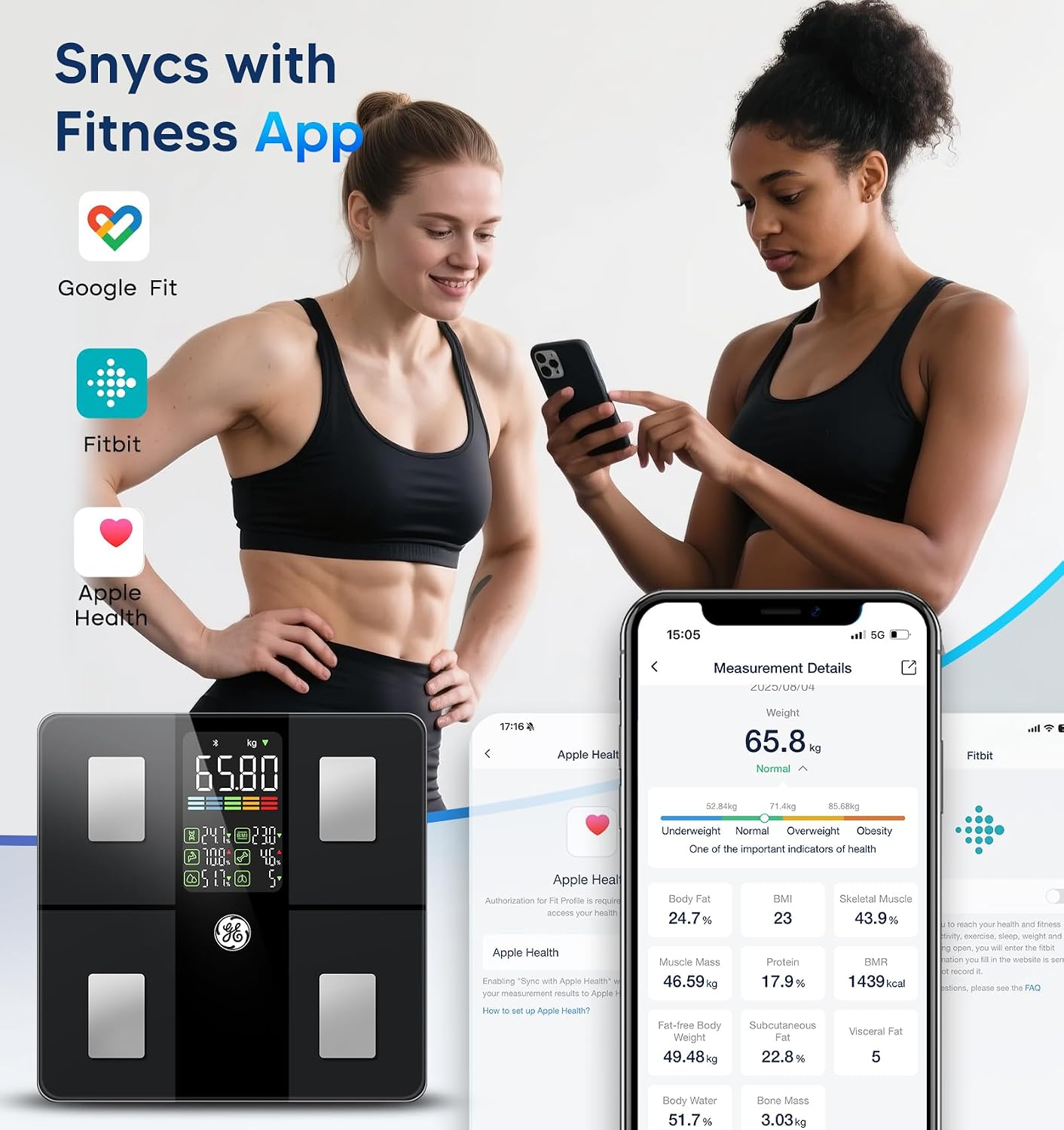Thumbnail 5 de GE Weight Scale Smart for Body 180kg