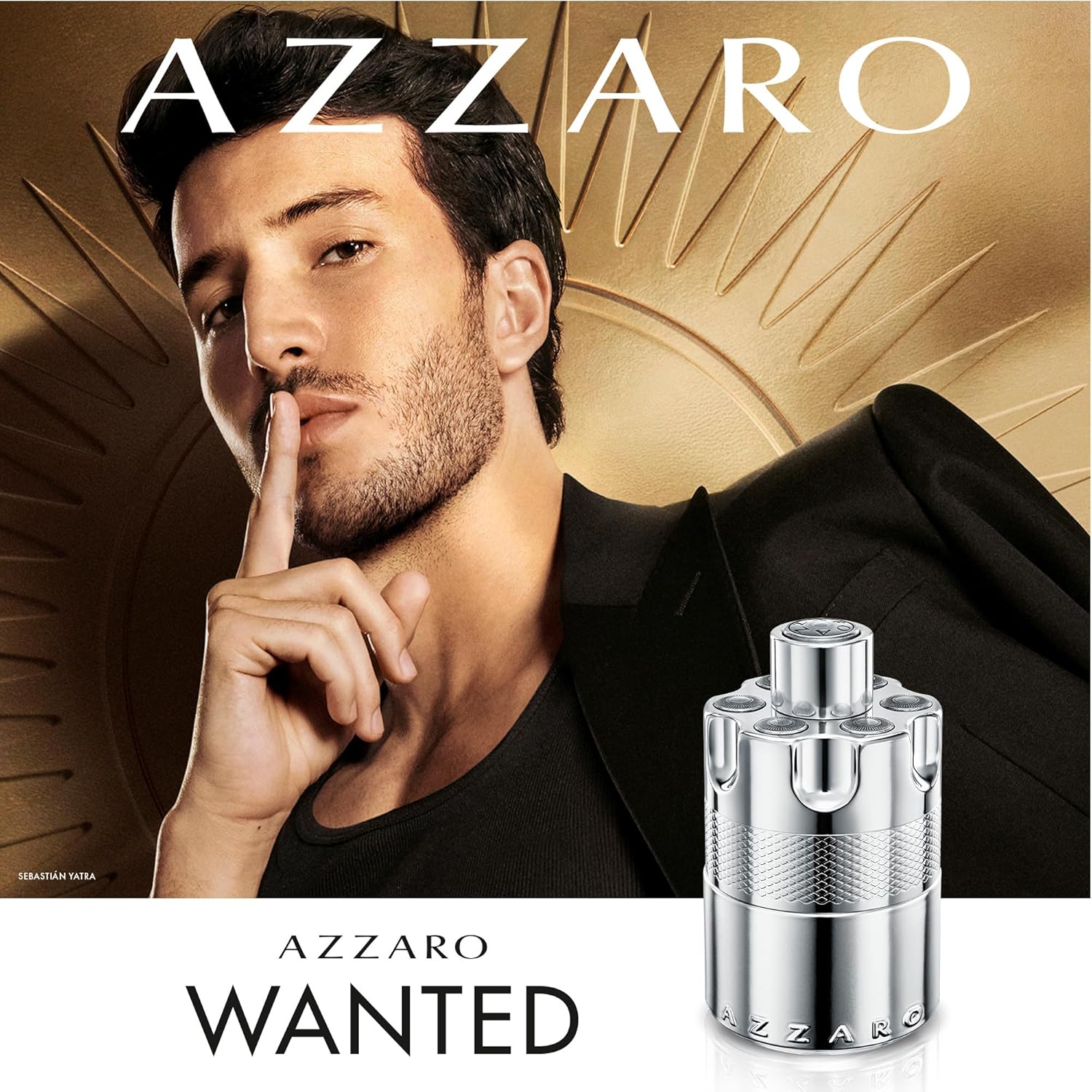 Detalle de AZZARO Wanted – Eau de Parfum Homme, Boisé Aromatique Épicé