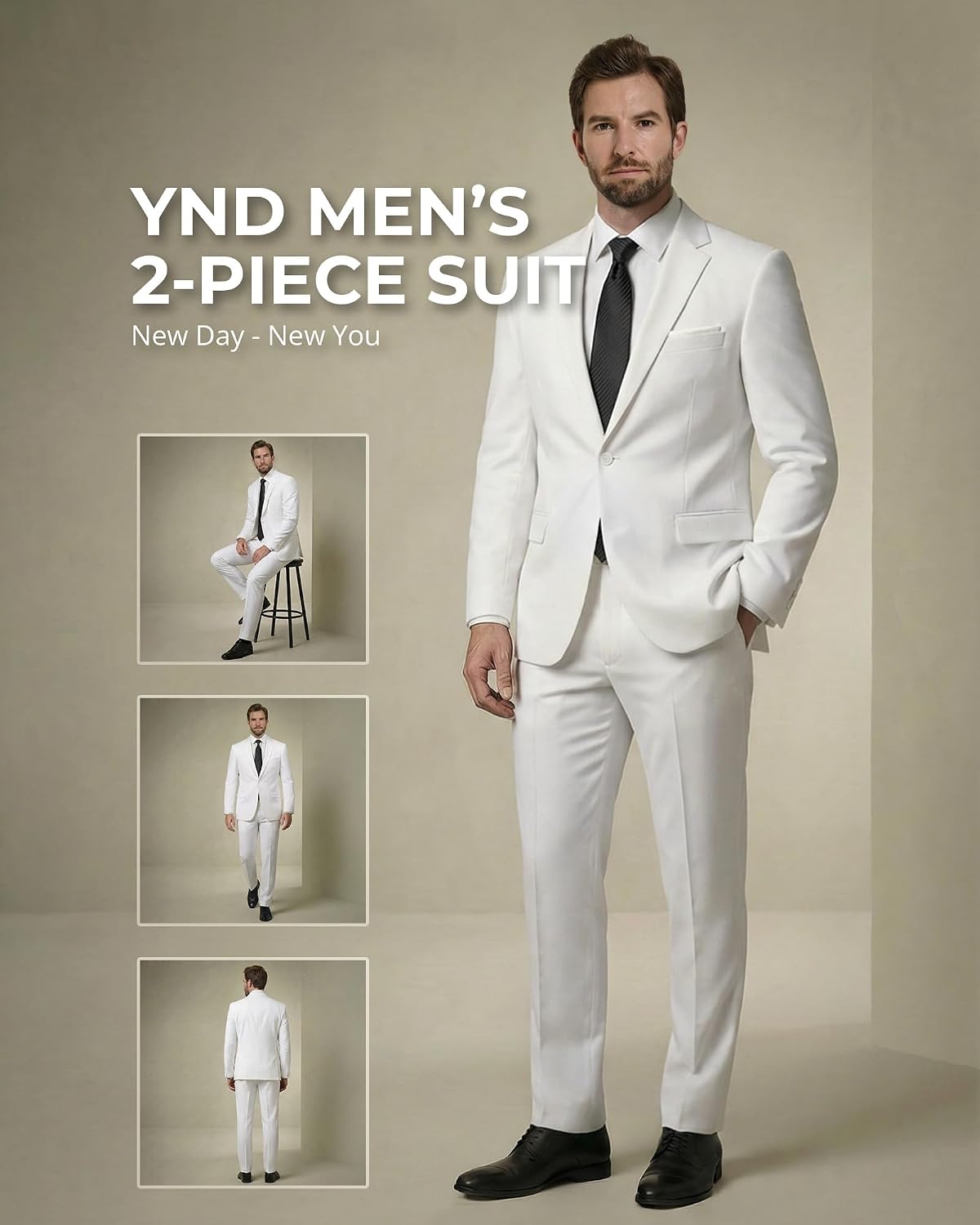 Thumbnail 1 de YND Men's 2-Piece Slim Fit Suit 👔