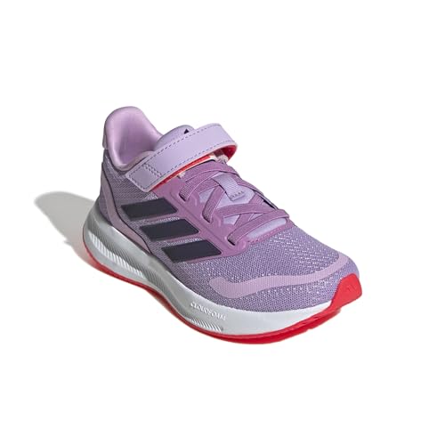 Detalle de adidas Runfalcon 5 Kids Shoes (Powder Plum/Aurora Plum/Lucid Red) – 12.5 UK