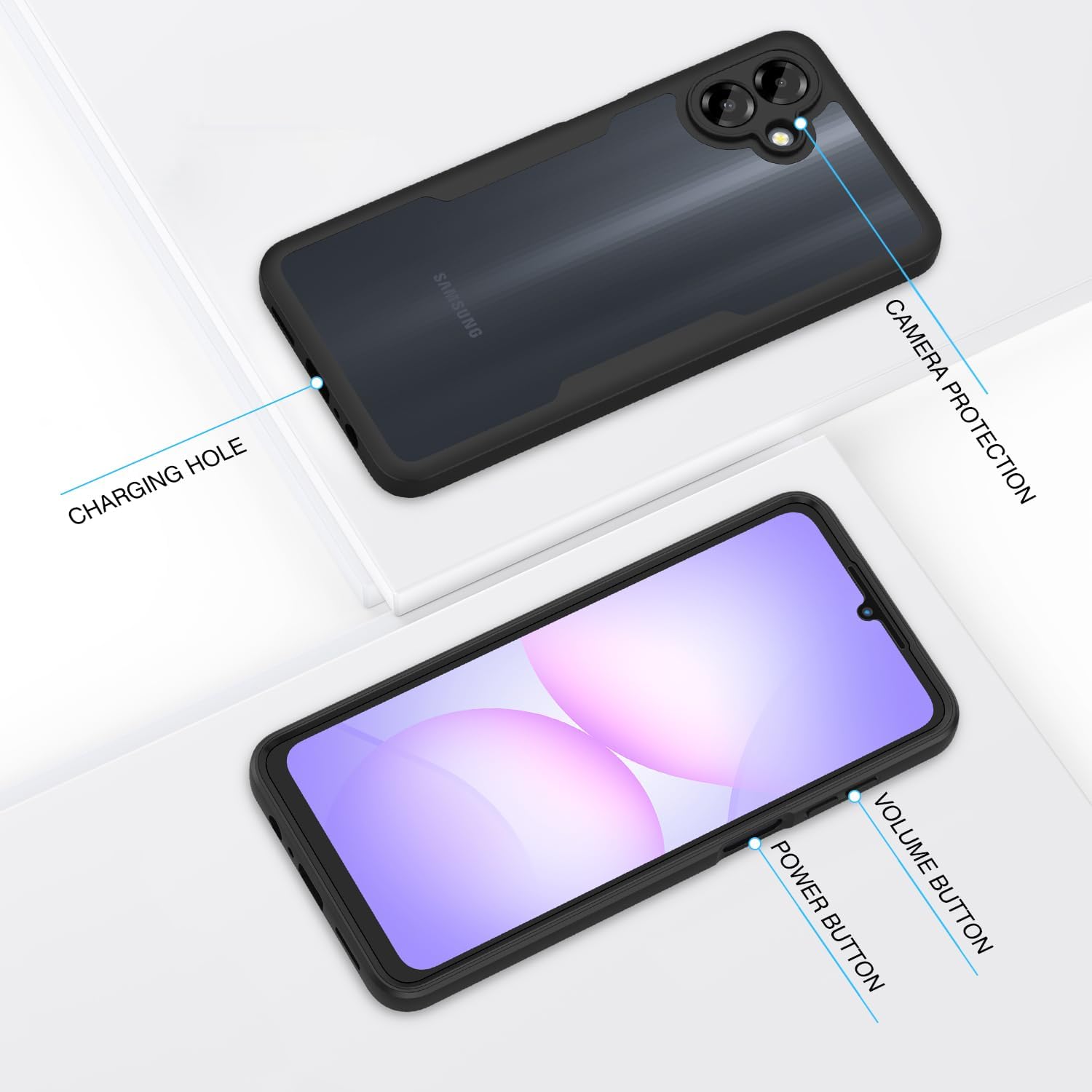 Thumbnail 4 de CENHUFO Samsung A07 case with screen protector