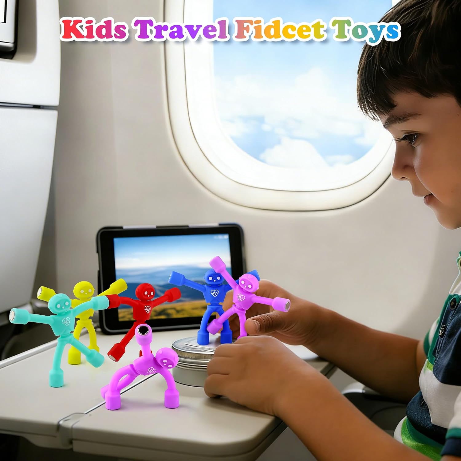 Detalle 2 de HTSHO Magnetic Fidget Toys, 10-Piece Set