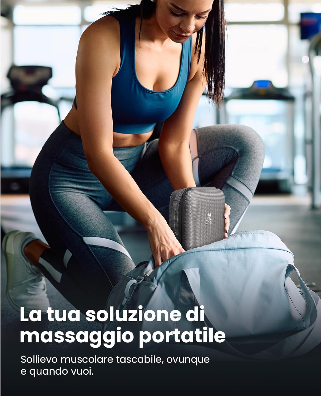Detalle de Bob and Brad Q2 Plus pistola massaggio muscolare con calore