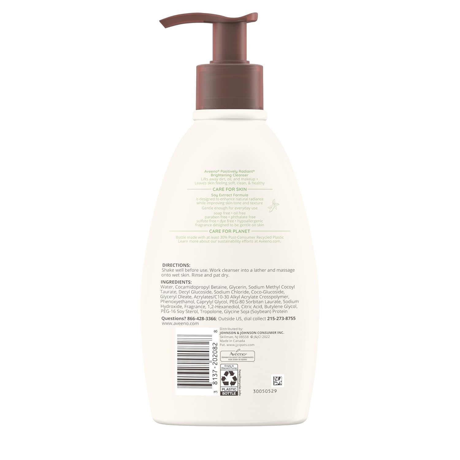 Thumbnail 6 de Aveeno Positively Radiant Cleanser 11 Fl Oz