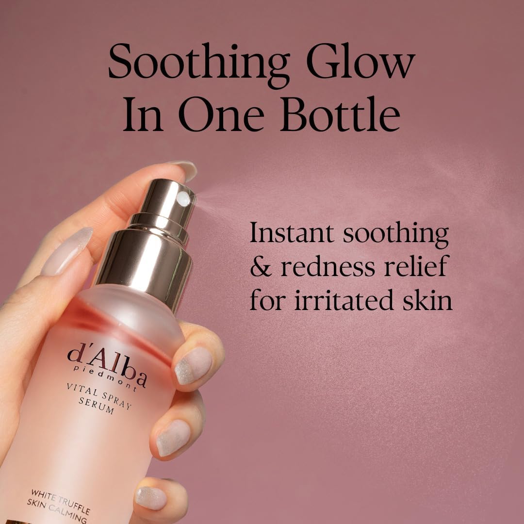 Detalle de d’Alba Vital Spray Sérum à la truffe blanche italienne – spray visage apaisant, hydratant et revitalisant