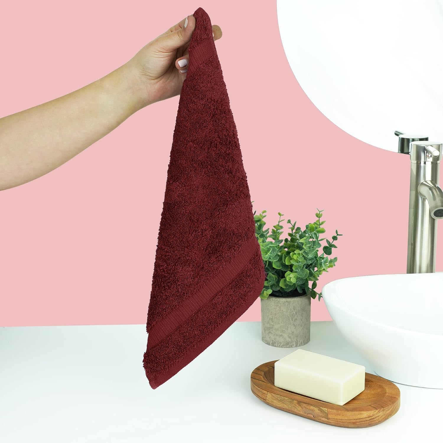 Detalle 2 de Chakir Turkish Linens Hotel & Spa 13 x 13 Washcloths