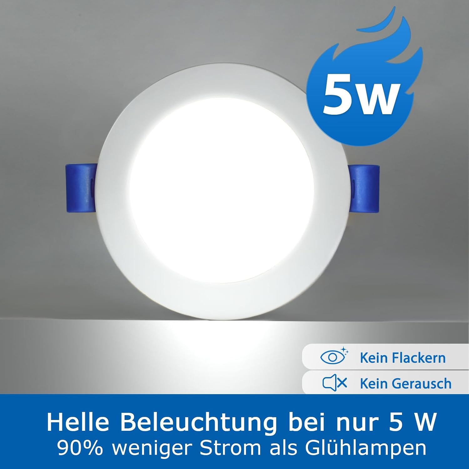 Thumbnail 4 de ZIZZLER LED Einbaustrahler Set 40er 230V
