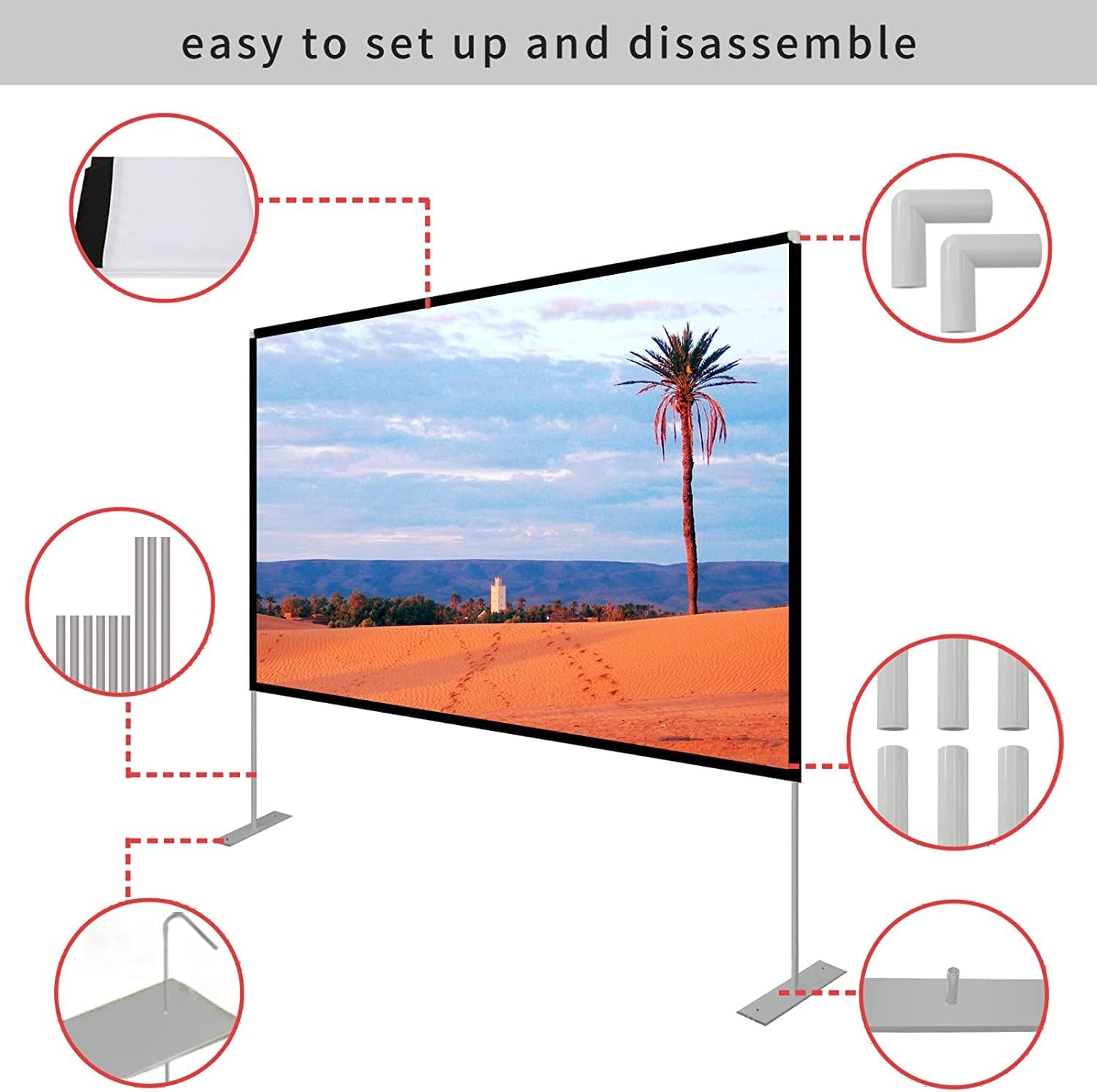 Detalle de SKERELL 120-inch Projector Screen