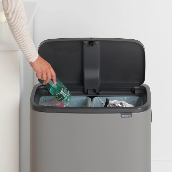 Thumbnail 21 de Brabantia Bo Touch Bin 2 x 30 Liter Mineralbeton-Grau