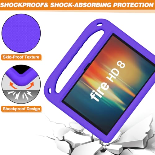Thumbnail 2 de XunyLyee Kids Case for 8 Inch Tablet (8 Kids Pro) – EVA Shockproof Cover with Stand and Carry Handle