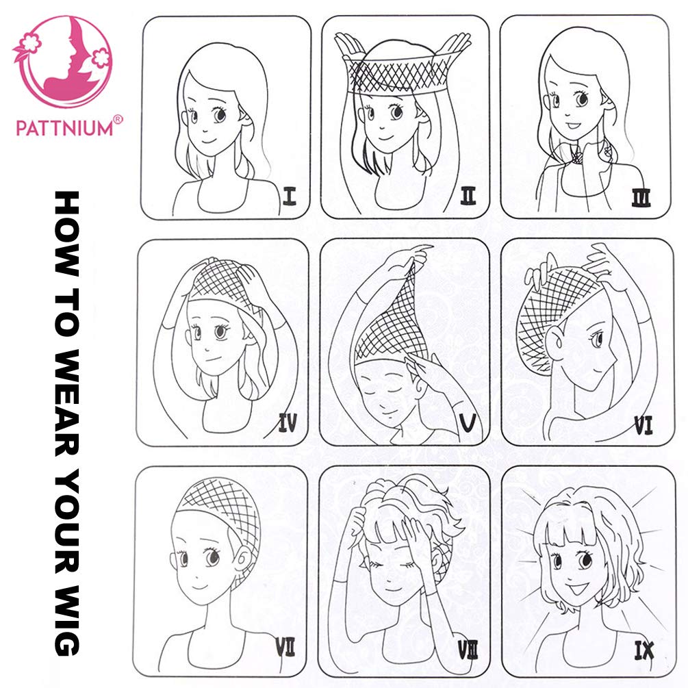Thumbnail 6 de PATTNIUM Short Wavy Wig with Bangs 12-inch