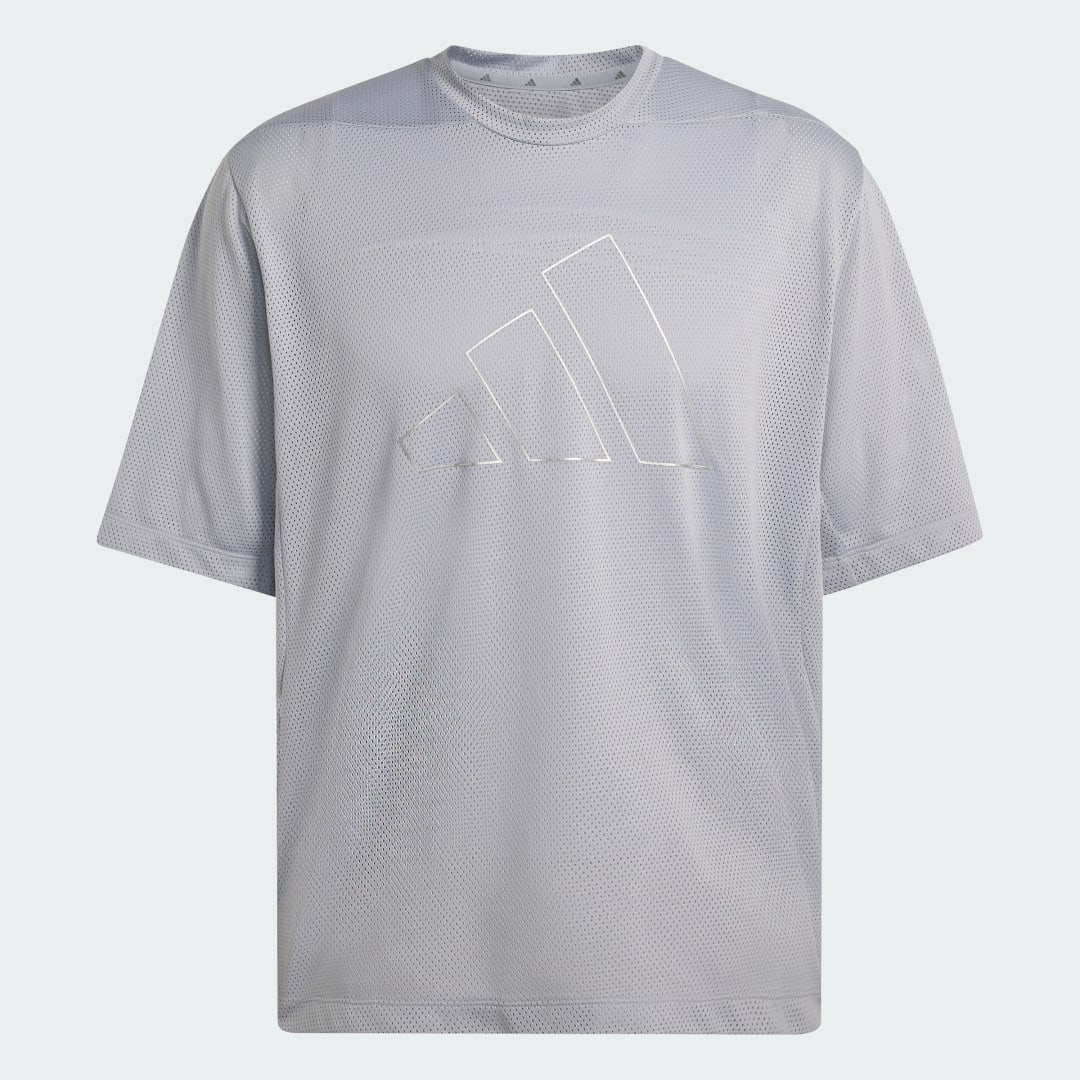 Detalle 2 de Camiseta Adidas D4T PrimeLift Essentials Workout Mesh: versatilidad y comodidad para entrenos intensos