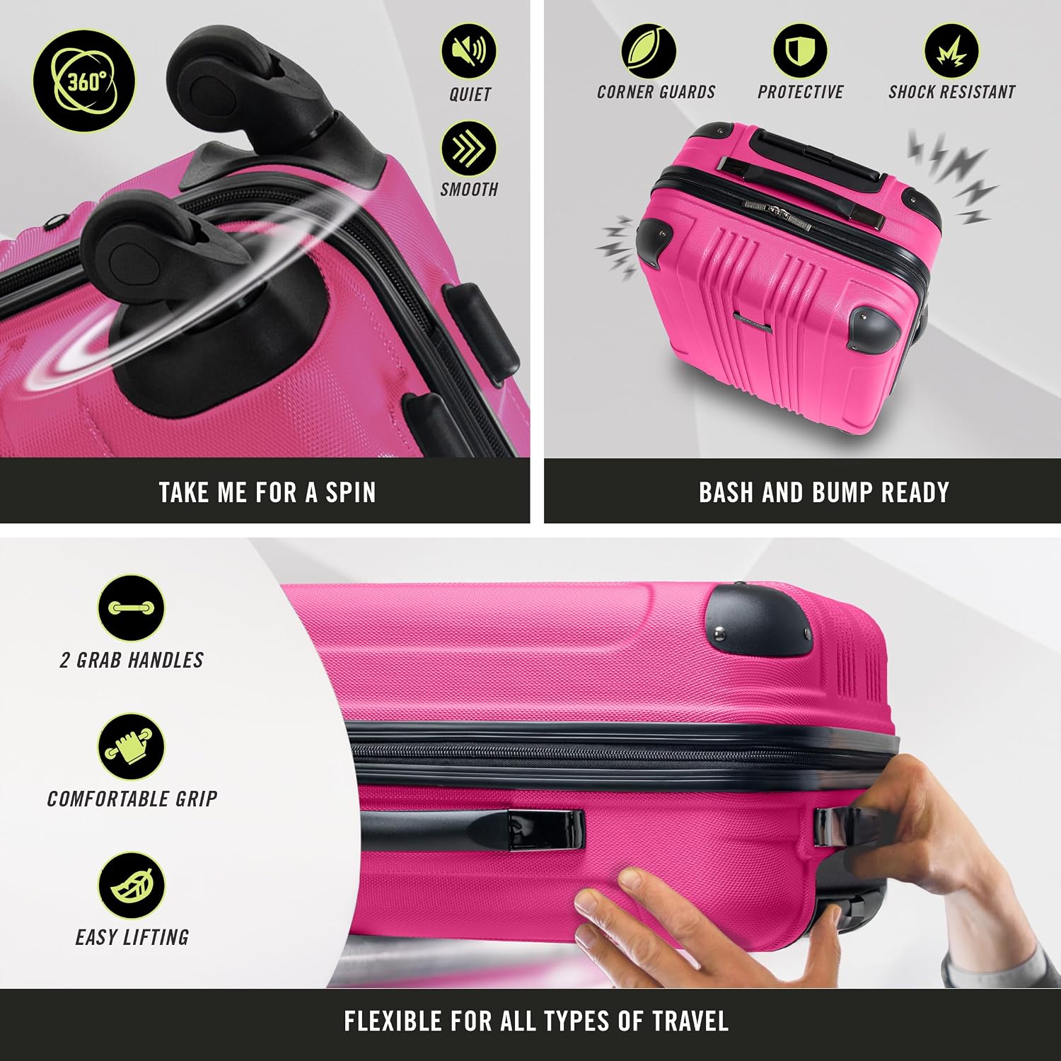 Thumbnail 5 de Kenneth Cole REACTION Out of Bounds 2-Piece Spinner Luggage