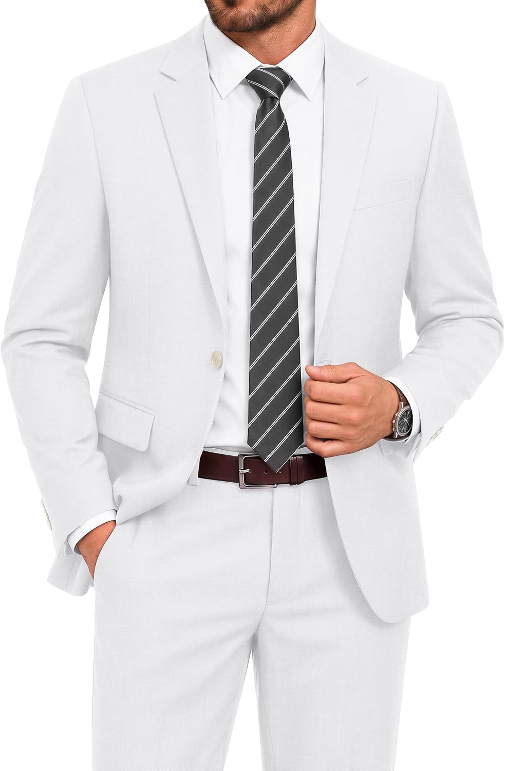 Thumbnail 6 de COOFANDY Men's Suit Set, 2-Piece