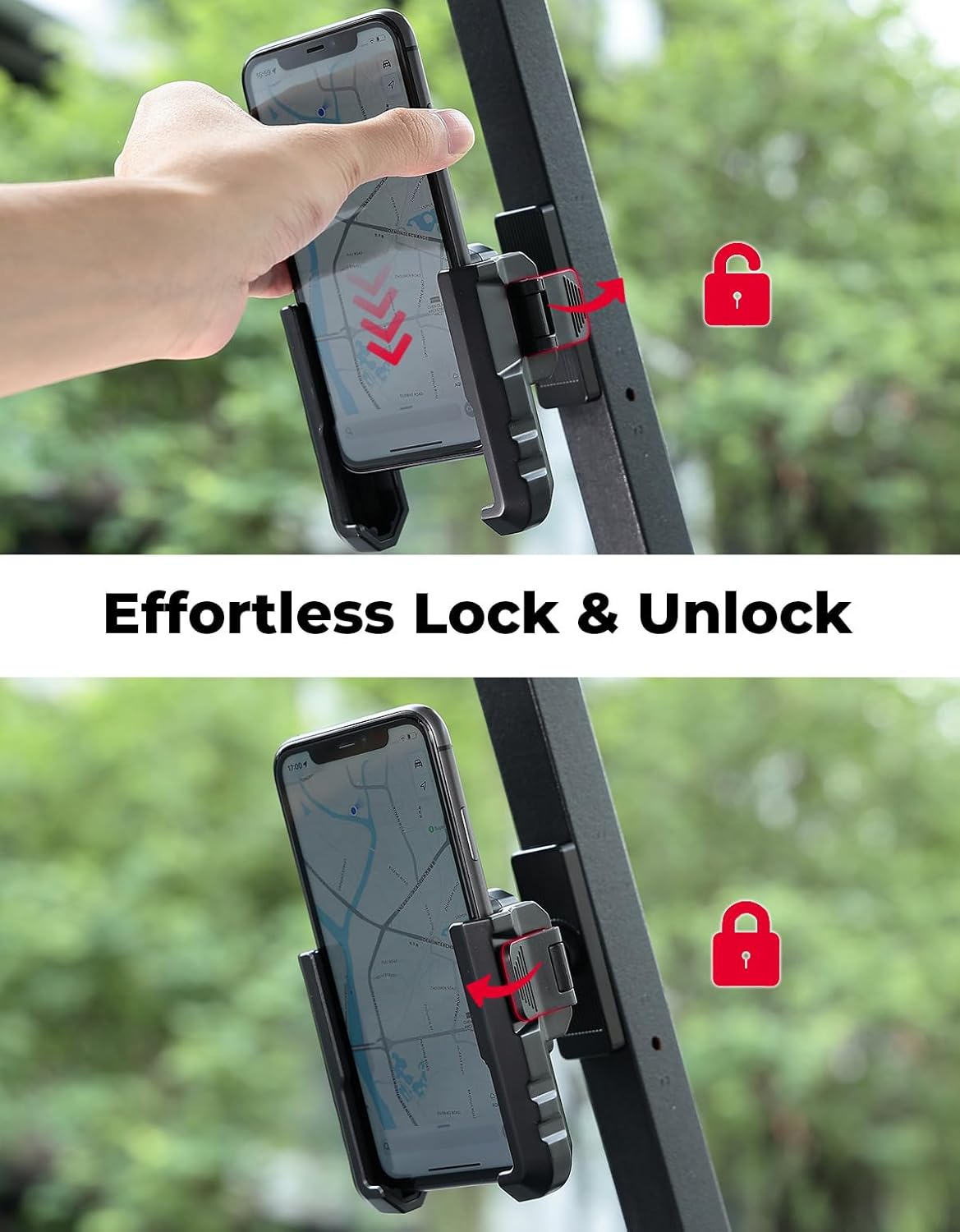 Thumbnail 5 de KEMIMOTO Golf Cart Handyhalterung – 360° drehbar mit Stoßdämpfung und magnetischer Befestigung