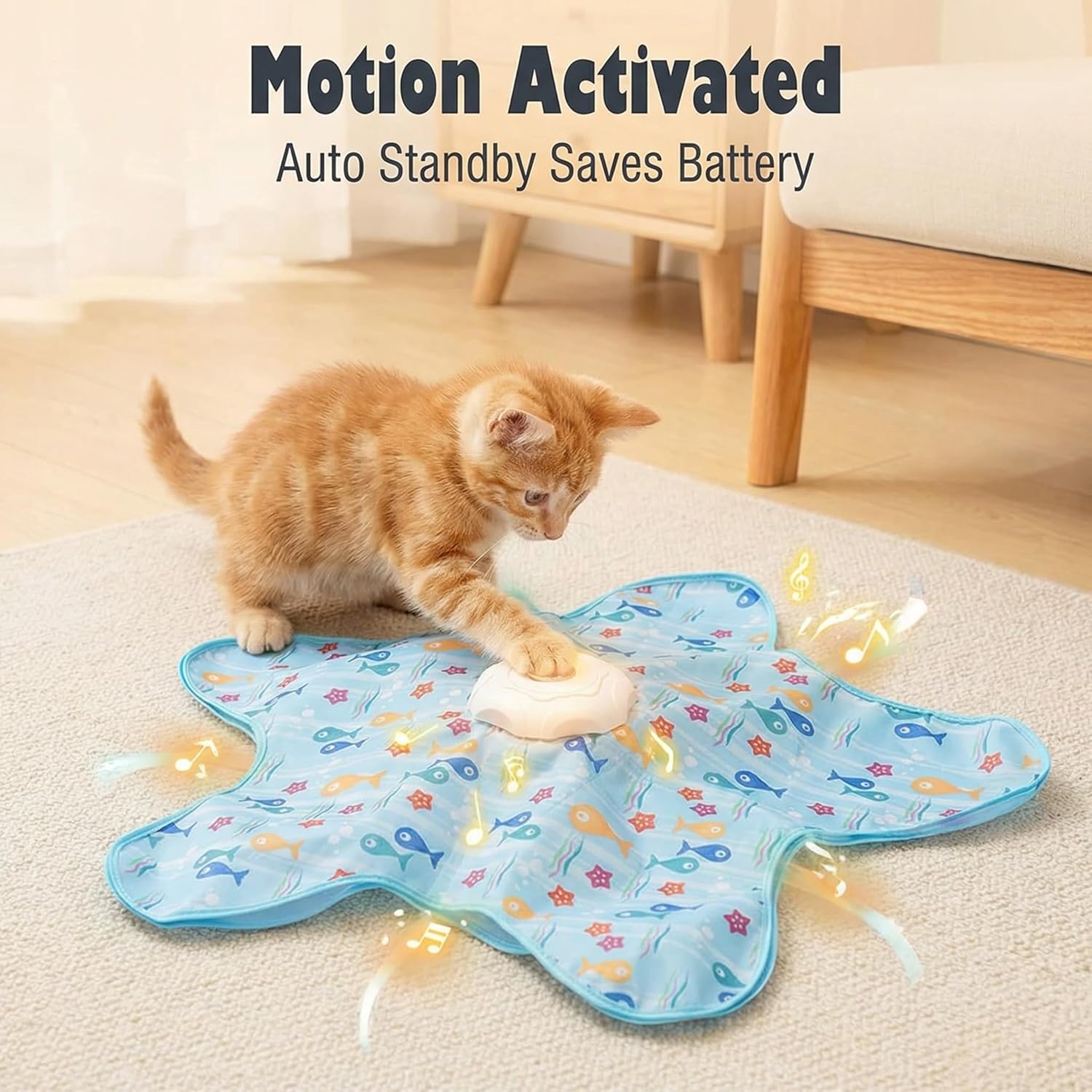 Thumbnail 6 de Speedy Panther Interactive Cat Toy with Moving Feather