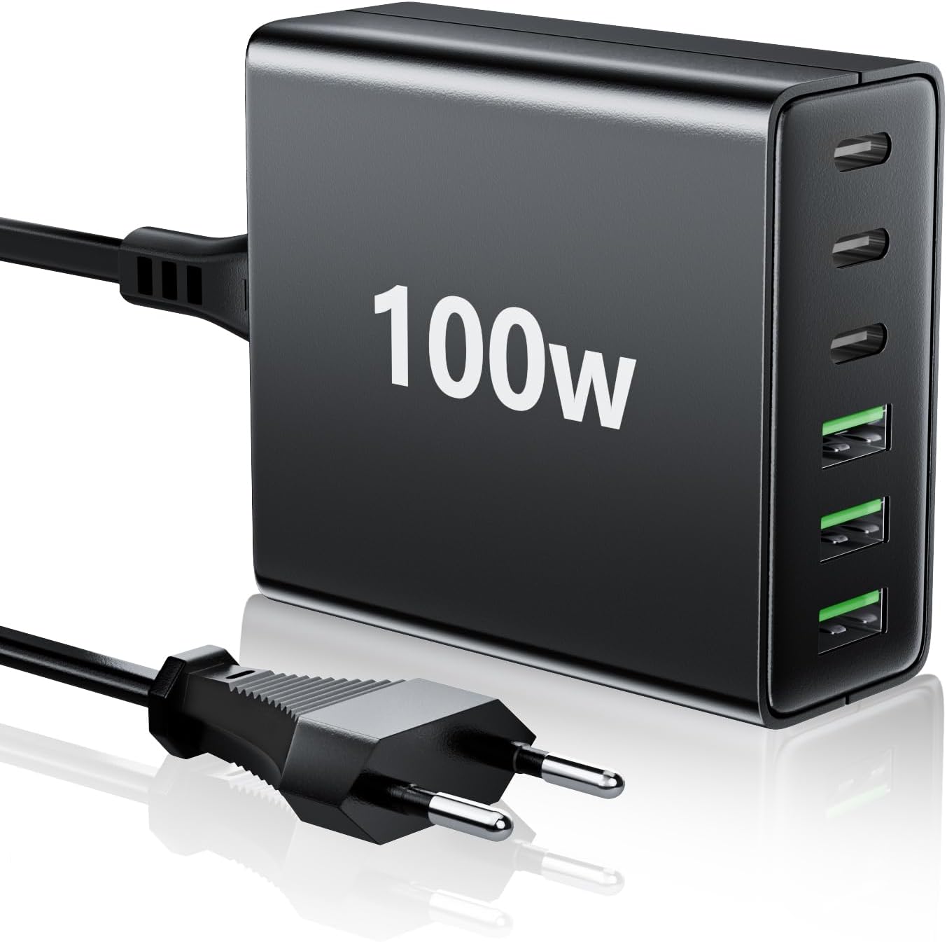 Detalle de HSSNS USB C Ladegerät Mehrfach 100W 6-Port