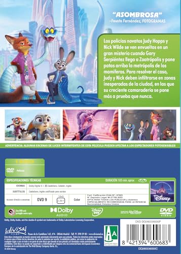 Thumbnail 1 de Zootropolis 2 (DVD) – Divisa Films